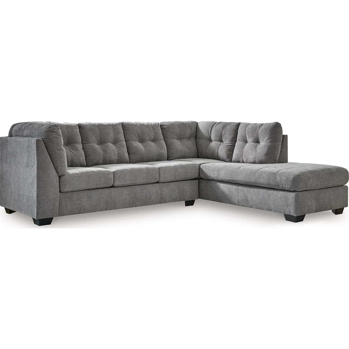 家具 w.corgi2pt.poodle7 Marleton 2 Piece Sectional with Chaise - Gray - Right Facing