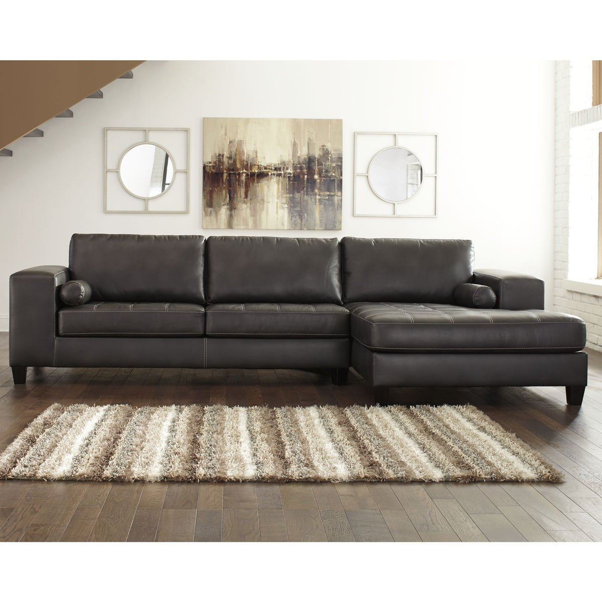 Nokomis charcoal on sale raf sectional